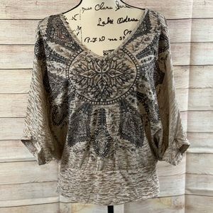 Cocomo Short Sleeve Tan Top